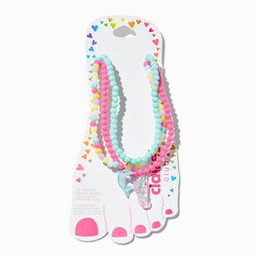 Claire&#39;s Club Sea Critter Beaded Anklets - 3 Pack,