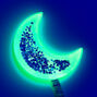 Claire&#39;s Club Silver Crescent Moon Glow in the Dark Wand,