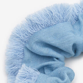 Medium Denim Hair Scrunchie - Denim,