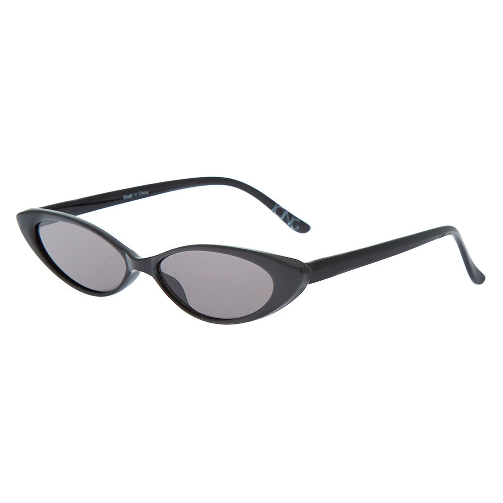 Slim Cat Eye Sunglasses Black Claire S Us