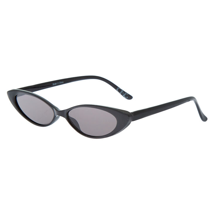 Slim Cat Eye Sunglasses Black Claire S Us