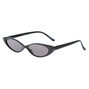 Slim Cat Eye Sunglasses - Black,