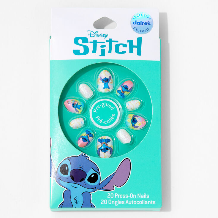 &copy;Disney Stitch Stiletto Press On Faux Nail Set - 20 Pack,