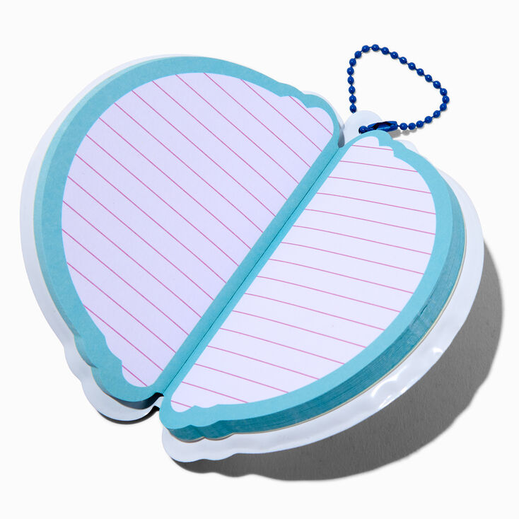 Puffy Rainbow Mini Notebook Keychain,