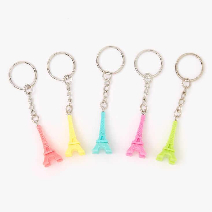 Eiffel Tower Best Friends Keychains - 5 Pack,