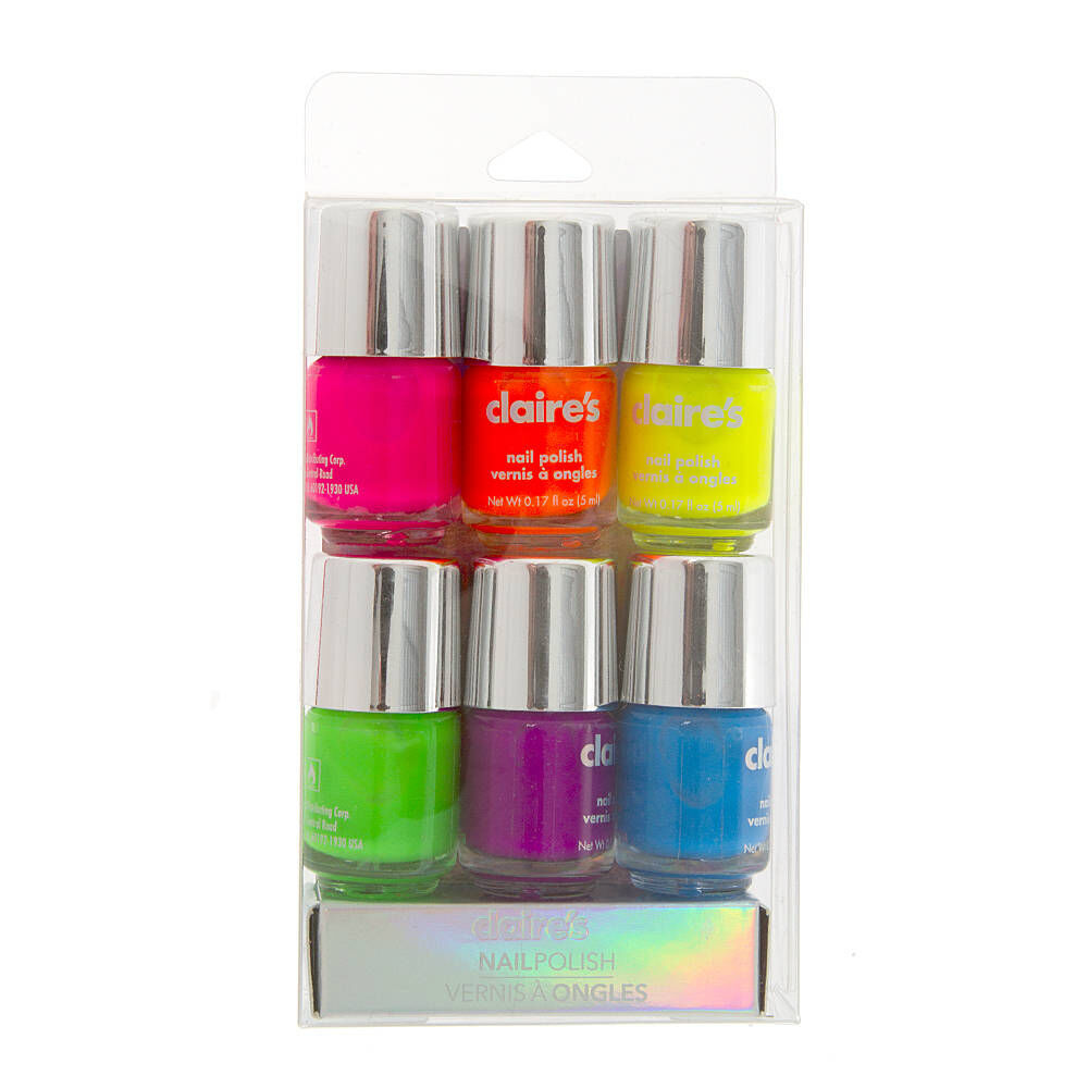 Glitter Mini Nail Polish Set - 6 Pack | Claire's