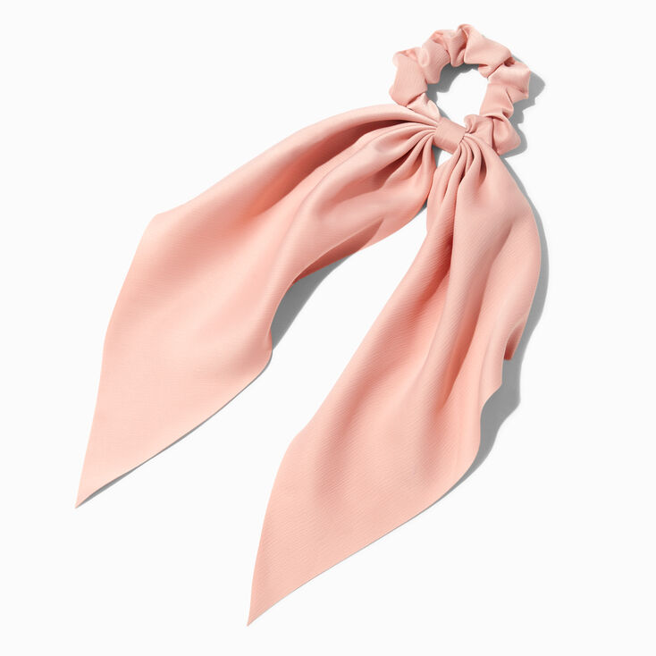Petit chouchou foulard rose tendre,