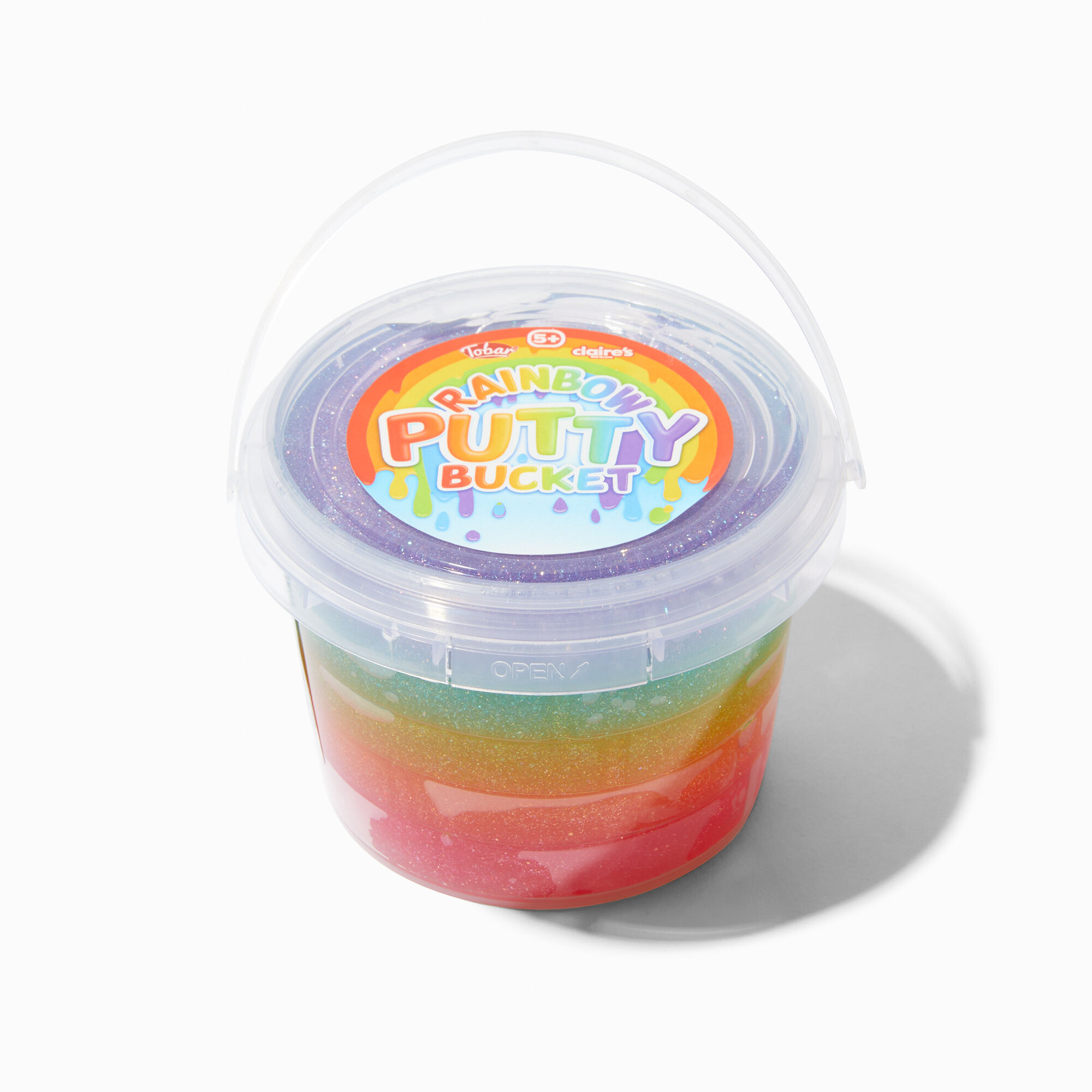 View Claires Putty Bucket Rainbow information