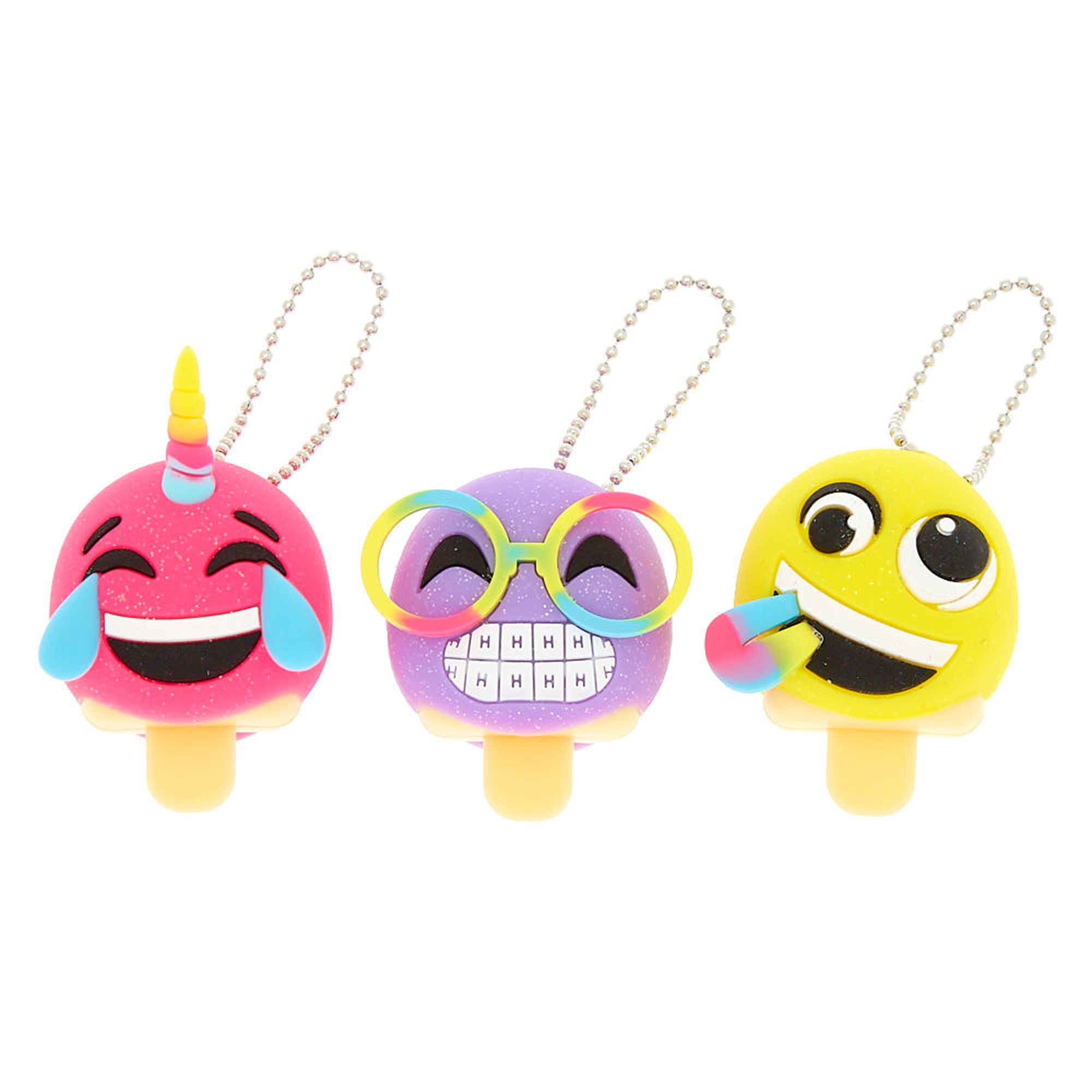 Pucker Pops Emoji Lip Gloss Set - 3 Pack,