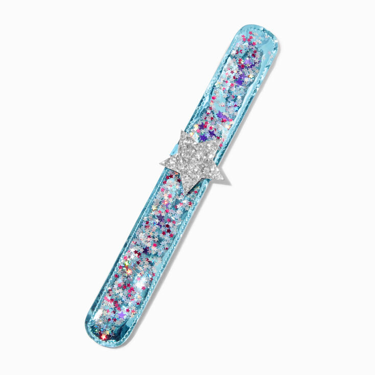 Claire&#39;s Club Jewel Tone Star Slap Bracelet,