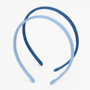 Blue Chambray Headbands - 2 Pack,