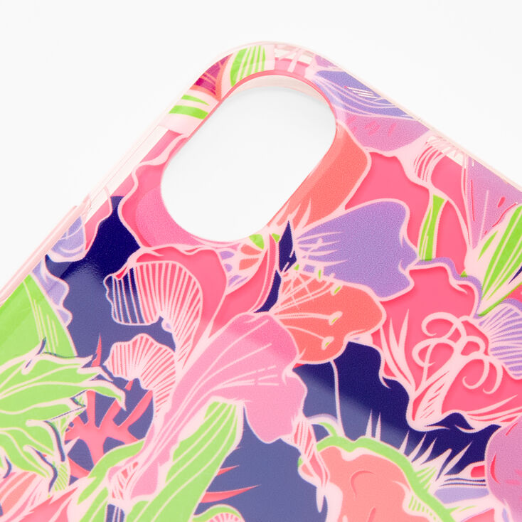 Neon Lily Phone Case - Fits iPhone XR,