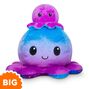 TeeTurtle&trade; 8&#39;&#39; Reversible Plushies Galaxy Octopus,