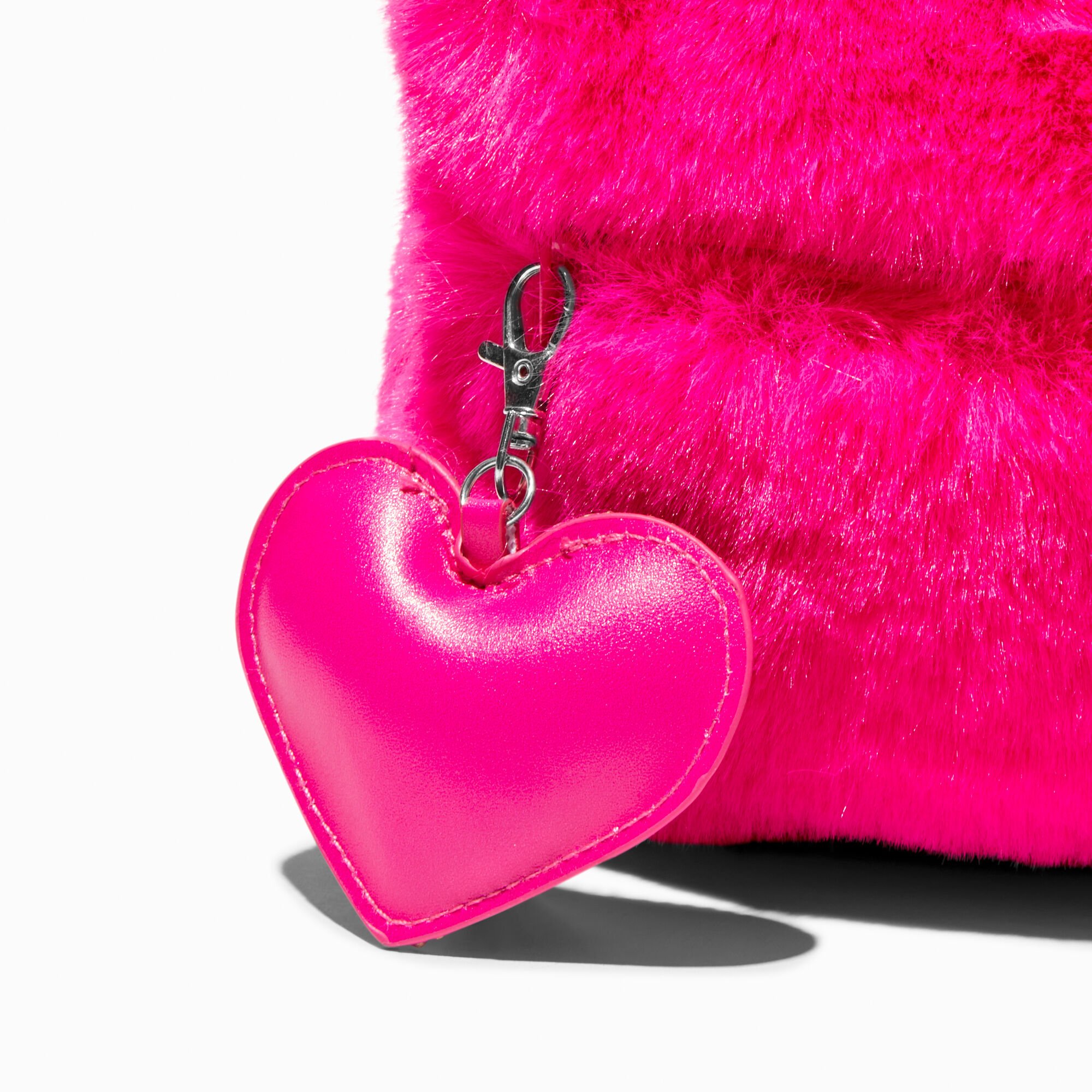 Hot pink fur 2025 bag