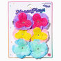 MeganPlays&trade; Claire&#39;s Exclusive Rainbow Faux Flower Hair Clips - 6 Pack,