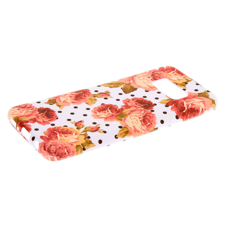 Floral Polka Dot Phone Case - Fits Samsung Galaxy S8,