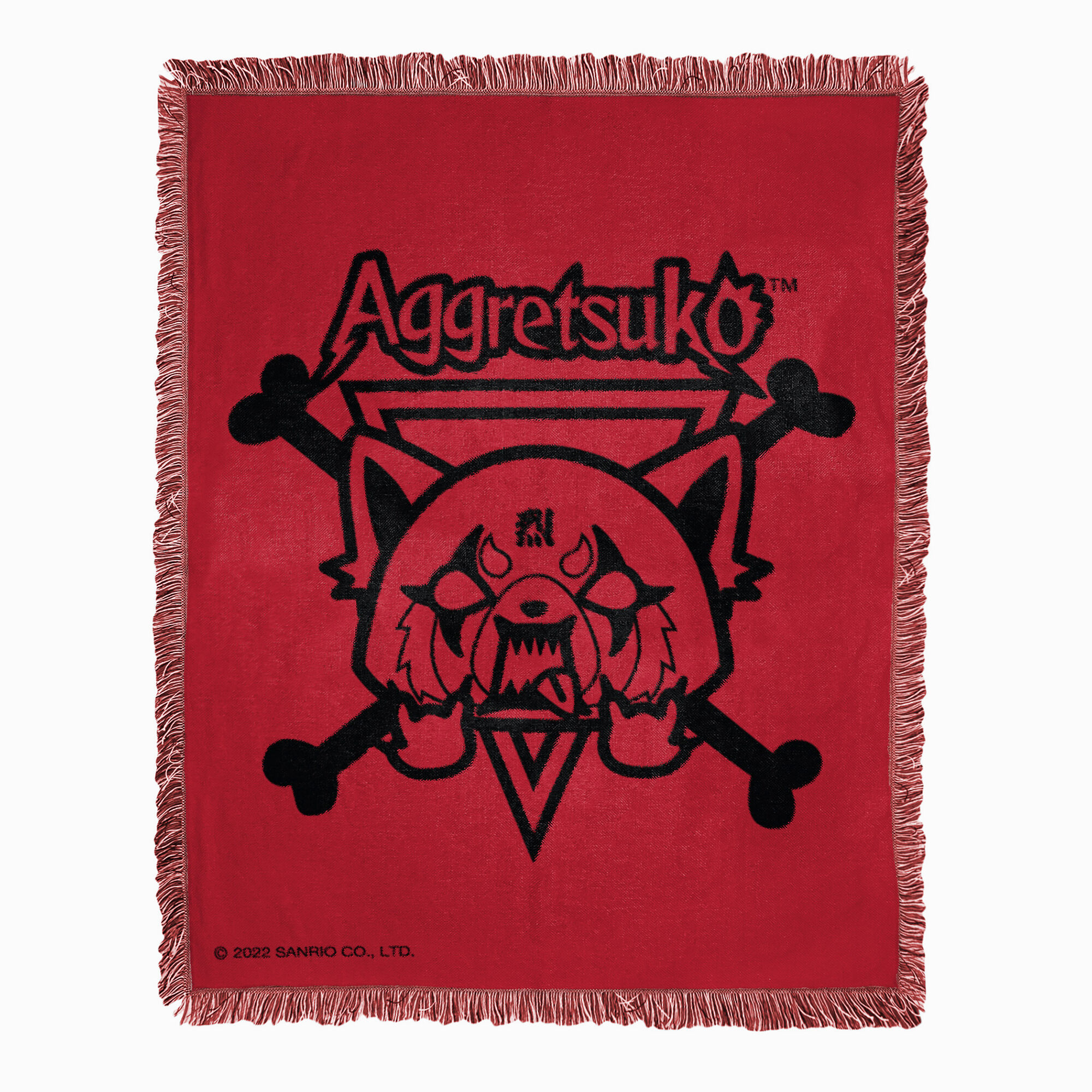Sanrio® Aggretsuko® Woven Jacquard Throw (ds),