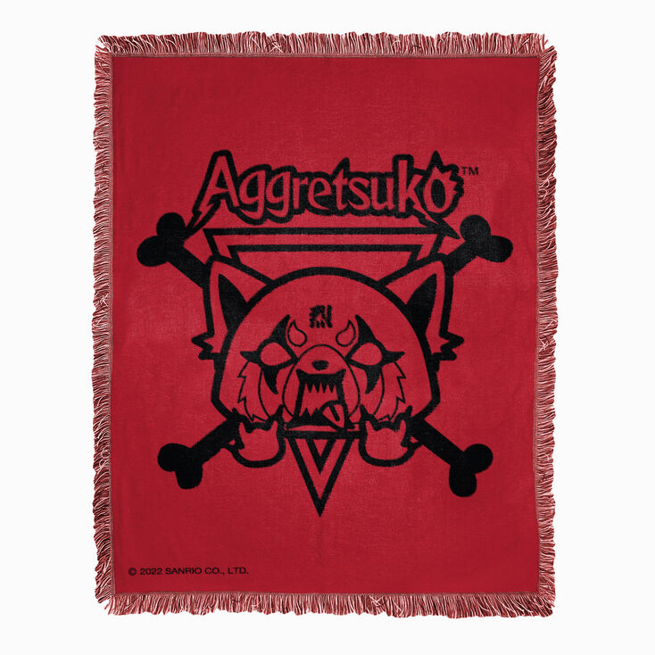 Sanrio&reg; Aggretsuko&reg; Woven Jacquard Throw &#40;ds&#41;,