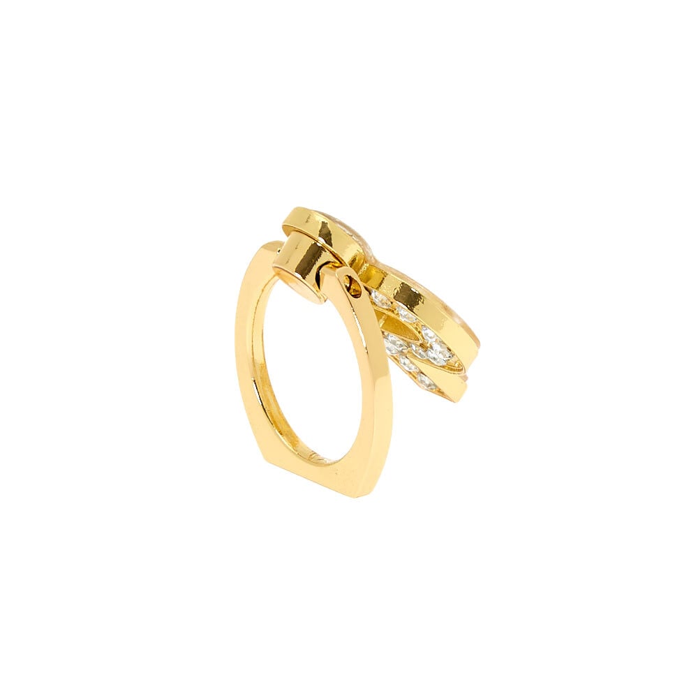 Gold Initial Ring Stand - P,