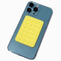 Grip pour portable jaune &agrave; ventouses,