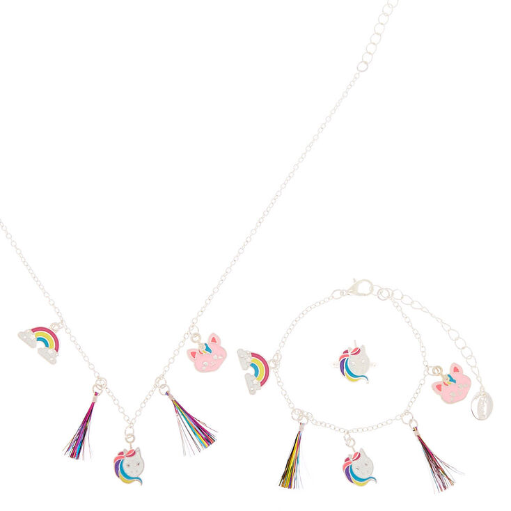 Claire's Parure de bijoux breloques et pompons du Club Claire’s