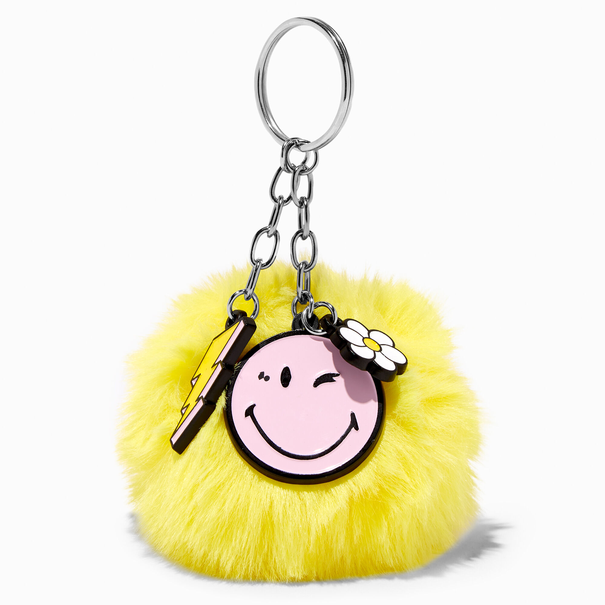 Yellow pom pom best sale keychain