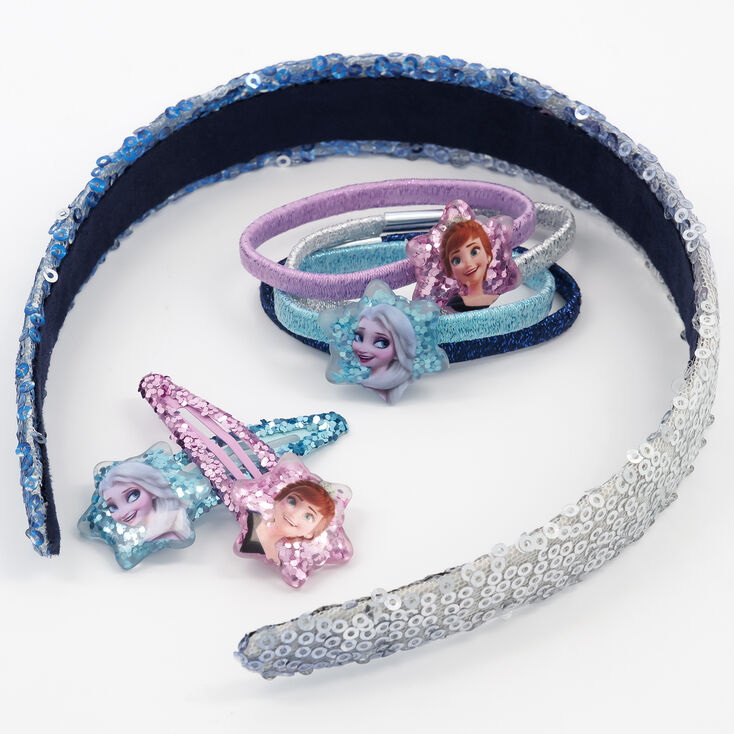 Disney Frozen Hair Accessories Set &ndash; 7 Pack, Purple,