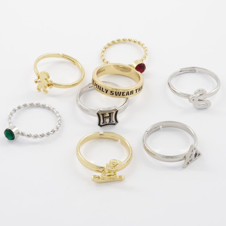 Lot de bagues Harry Potter&trade; - Lot de 8,