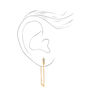 Mixed Metal Geometric Heart Stud &amp; Hoop Earrings - 9 Pack,