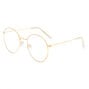 Round Clear Lens Frames - Gold,