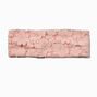 Blush Pink Lace Headwrap,