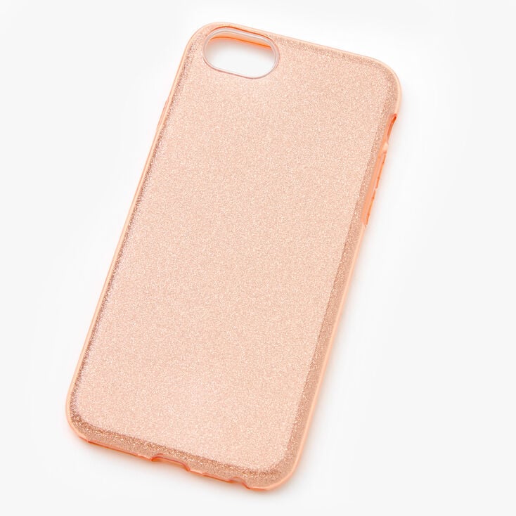 Rose Gold Glitter Phone Case - Fits iPhone 6/7/8/SE,