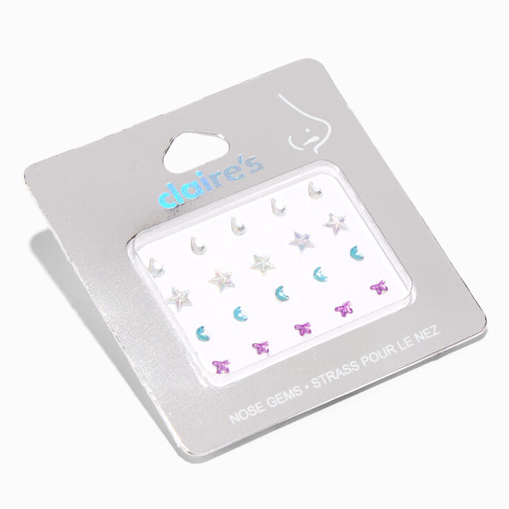 Butterfly Moon Nose Gems - 20 Pack,