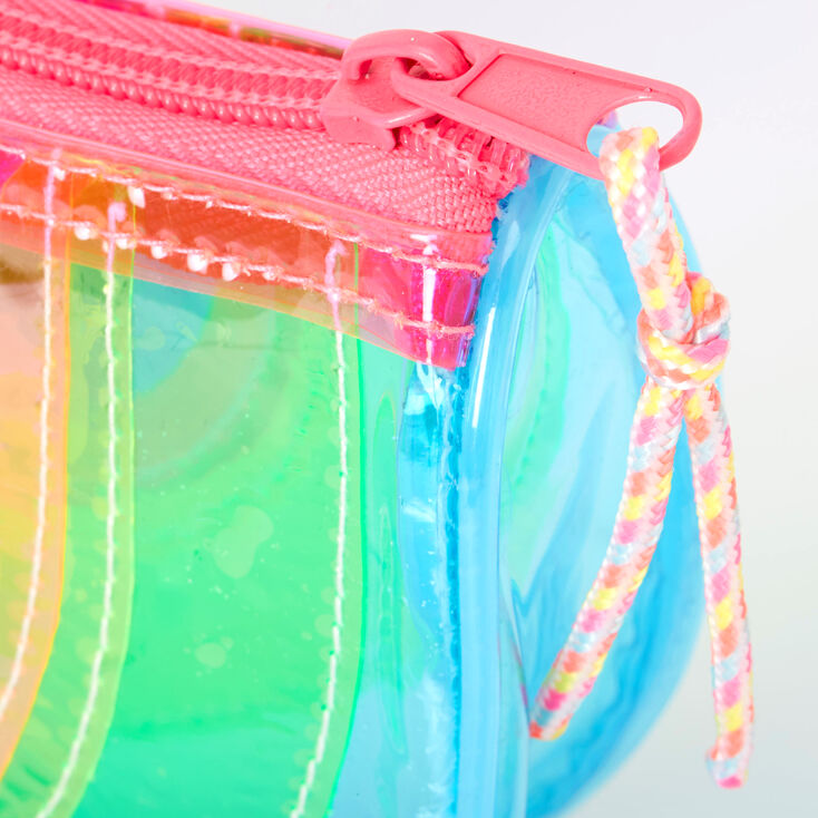 Neon Transparent Watermelon Makeup Bag,