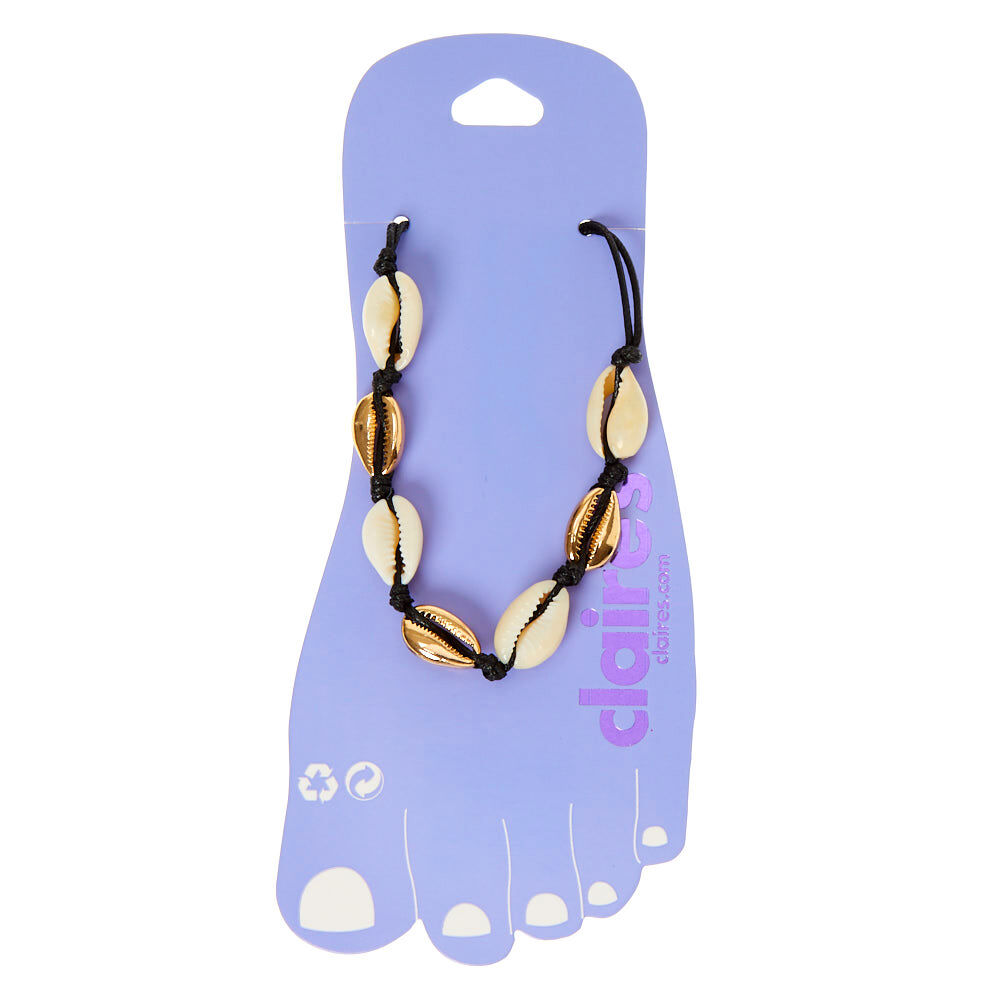 Claire's online shell anklet