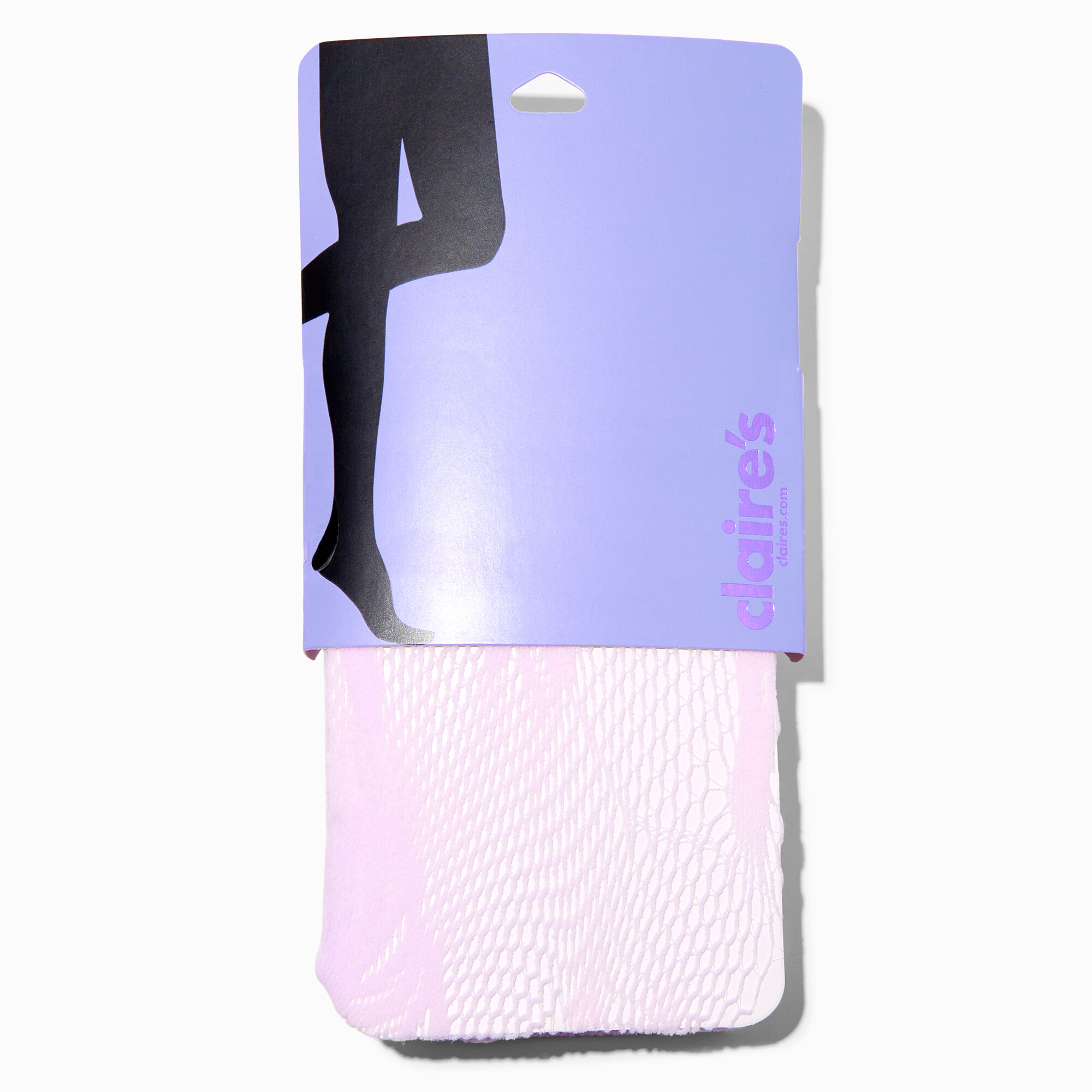 Lilac Butterfly Fishnet Tights M L