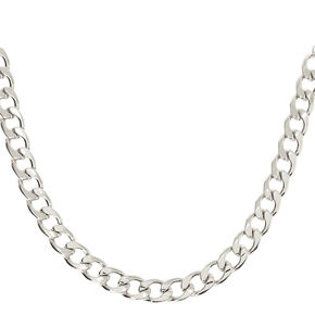 Silver Chunky Chain Necklace,
