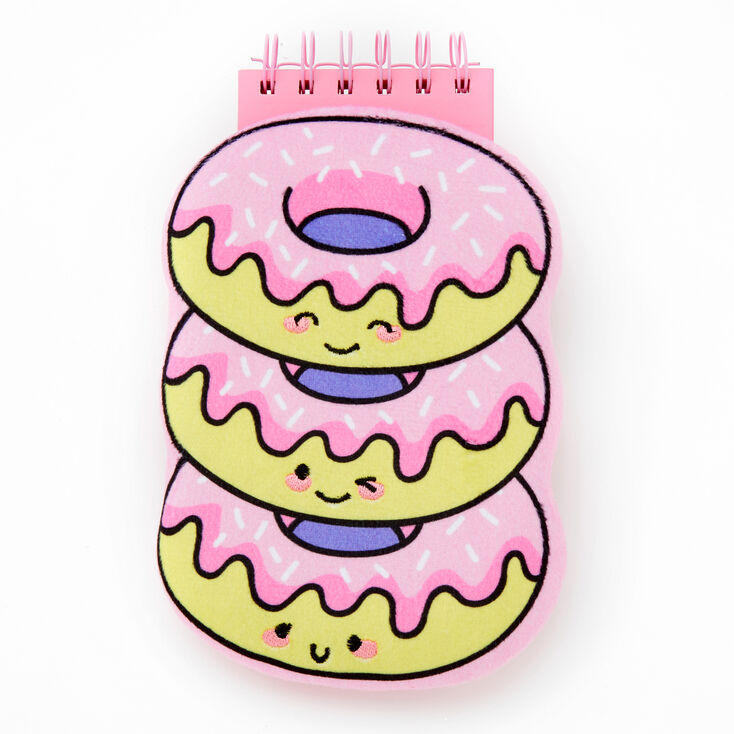Claire's Carnet spongieux pile de donuts - Rose