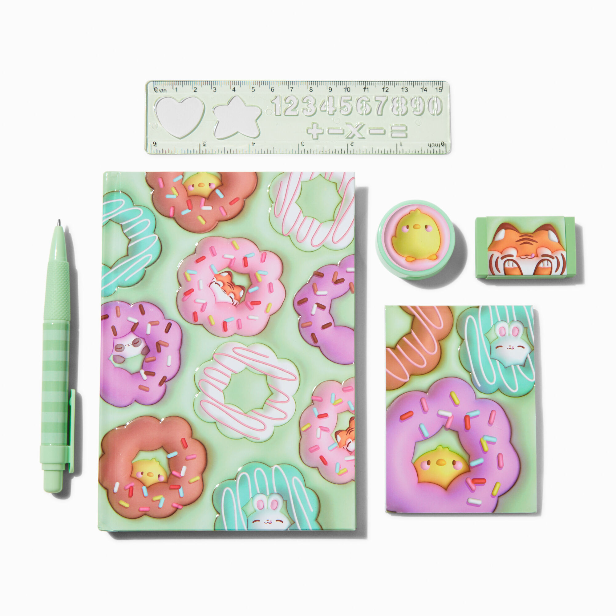 View Claires Mochi Donut Stationery Set information