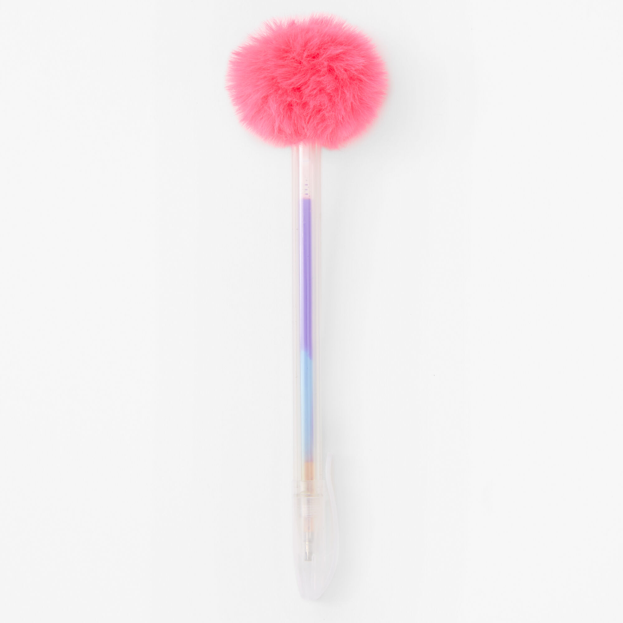 Bright Pink Pom Pom Gel Pen,