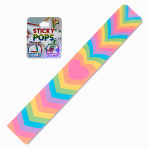 Sticky Pops Rainbow Printed Fidget Toy,