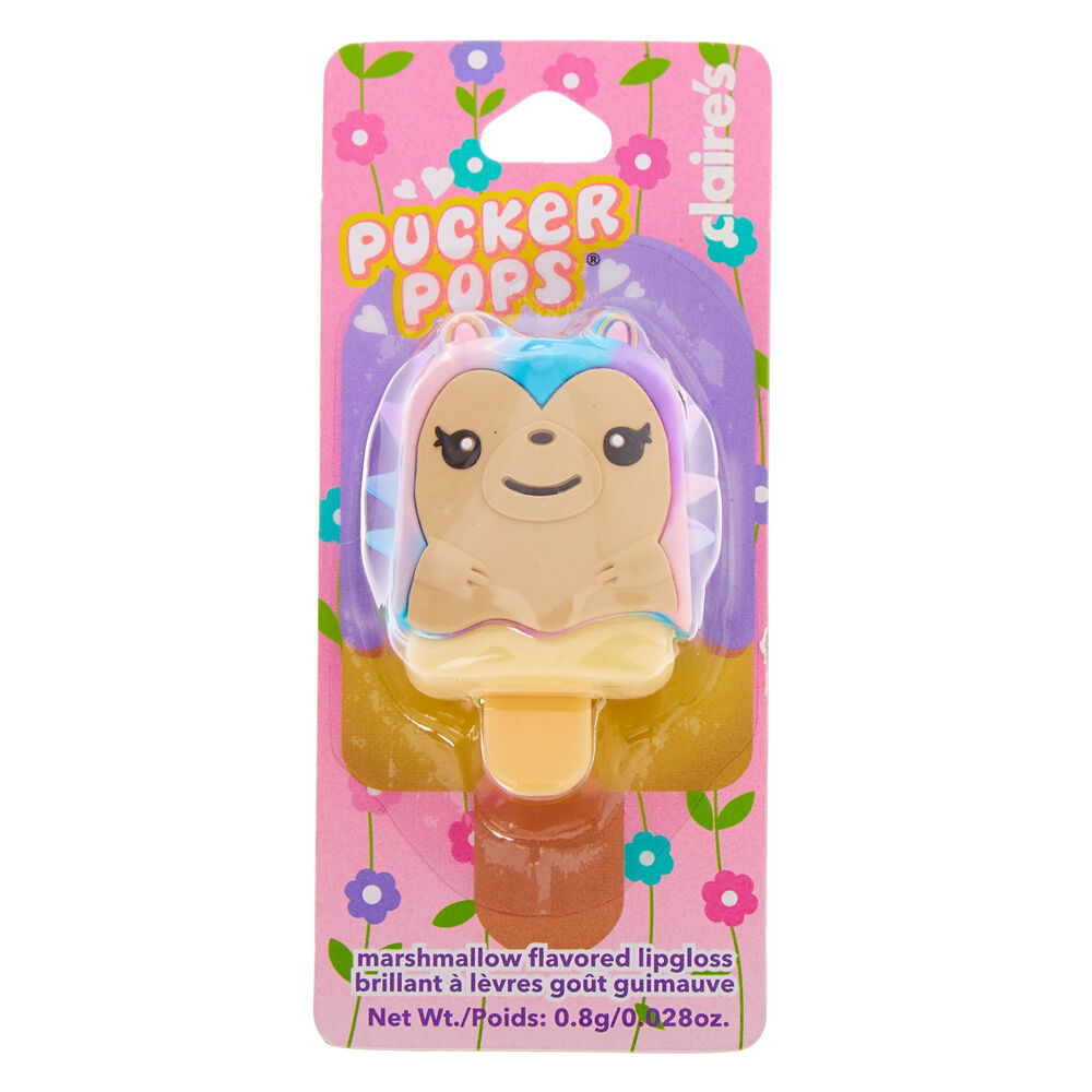 Pucker Pops Hedgehog Lip Gloss - Marshmallow,