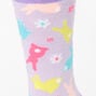 Easter Bunny Purple Crew Socks,