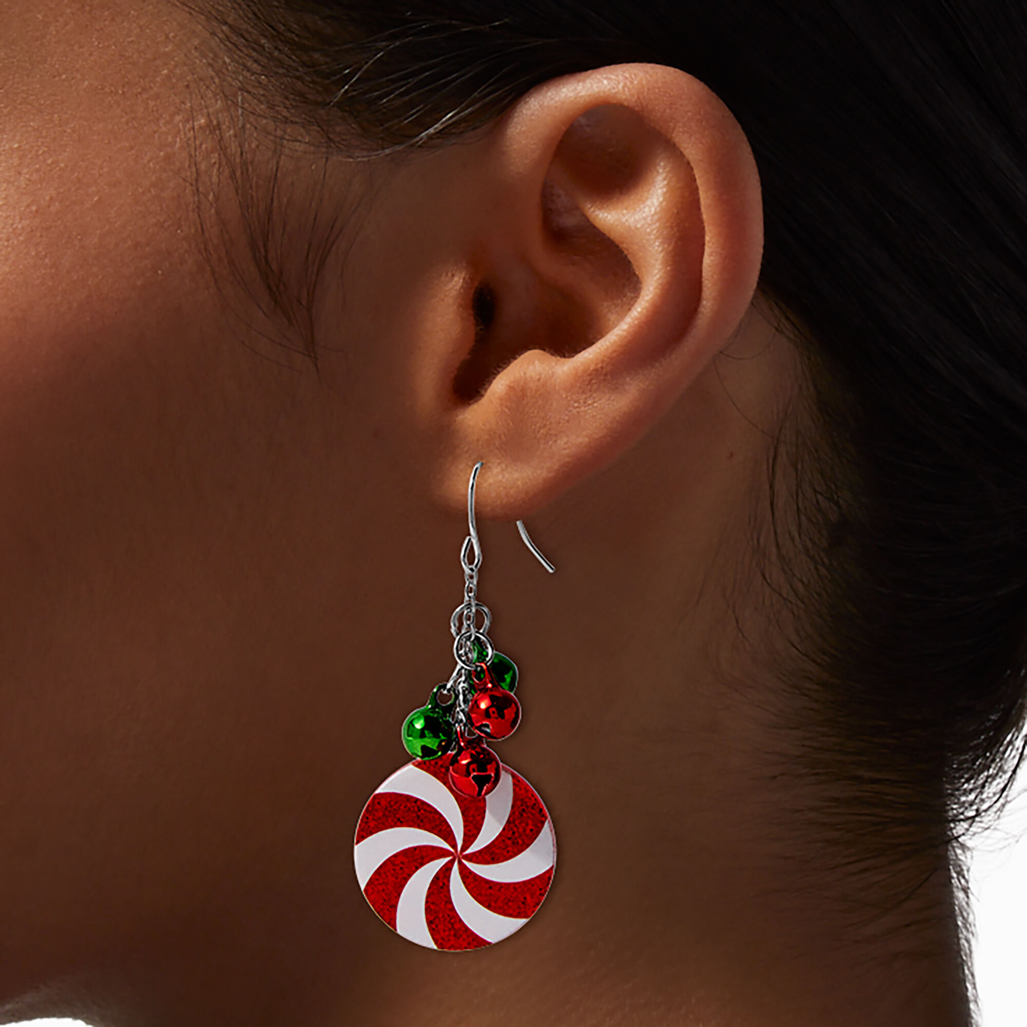Rose Gold Dangle Ear Jacket Earrings,