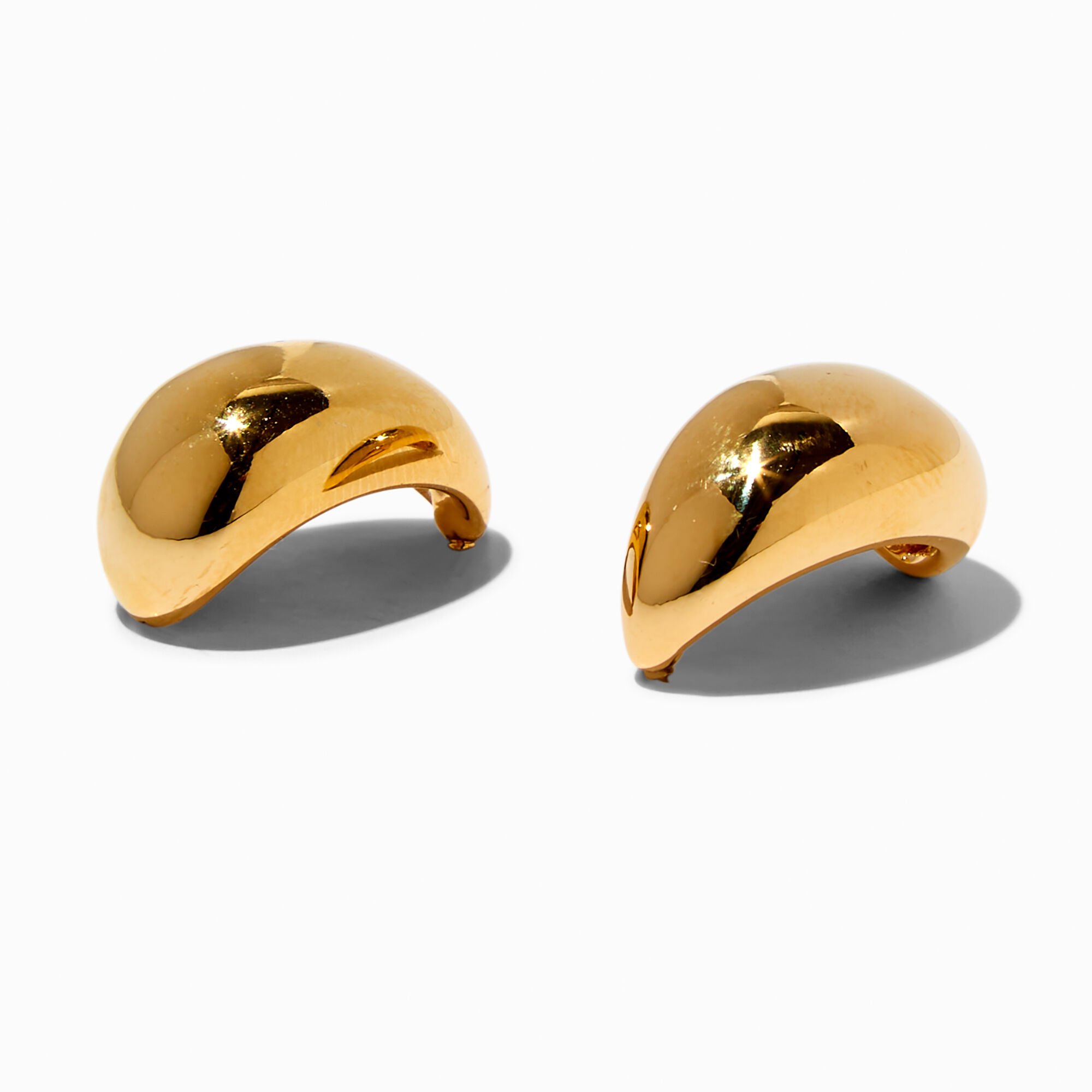 C LUXE by Claire's 18kt Gold Plated Teardrop Stud Earrings,