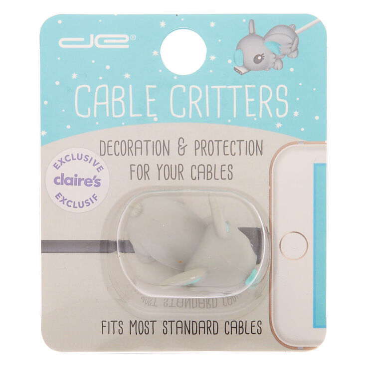 Koala Cable Critter - Gray,