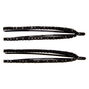 Black Rhinestone Open Bobby Pins - 2 Pack,