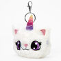 Furry Caticorn Keychain Pouch,