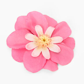 Pink Flower Hair Clip,