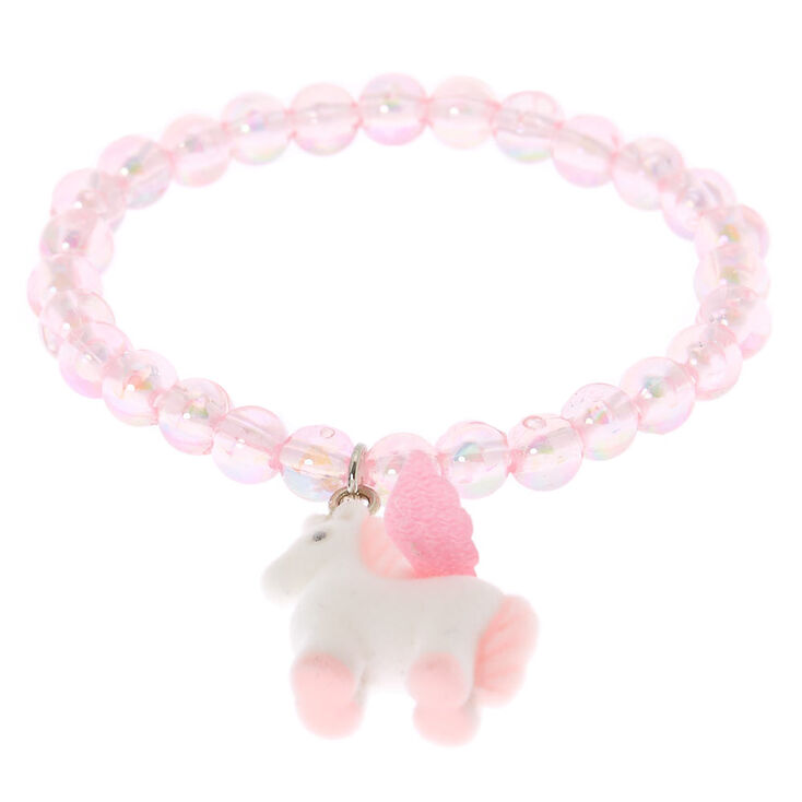 Claire&#39;s Club Fuzzy Unicorn Jewellery Set - Pink, 2 Pack,
